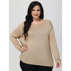 Maglione 89th & Madison girocollo spalle scoperte corallo scuro - Foto 1 di 7