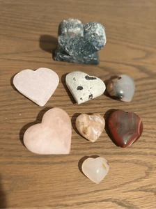Crystal’s heart shaped carvings - Picture 1 of 4
