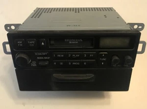 Honda Accord Odyssey Civic AM/FM cassette RADIO 98-04 2PA0 39100 S84A020M1 OEM - Picture 1 of 2
