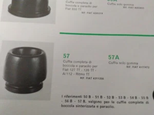 FIAT 127 128 A 112 TEMPO KOPFHÖRER ÖLDICHTUNG SCHALTUNG EPOCHE FALGA 57 - Bild 1 von 5