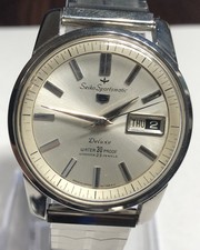 Seiko Sportsmatic Deluxe 7606A Automatic 37mm Vintage Watch