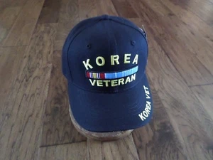 U.S MILITARY KOREA VETERAN HAT DELUXE 3D EMBROIDERED BALL CAP - Picture 1 of 9