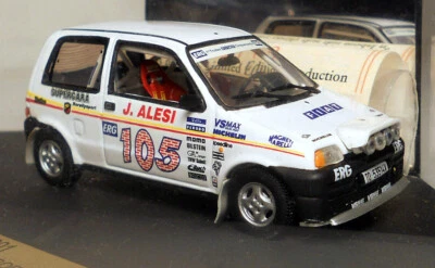SKID Rally 1:43 FIAT Cinquecento Trofeo 1997 #105 Jean Alesi VITESSE con estuche Foto 1 de 4
