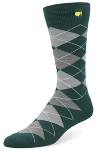2025 Masters Foot Joy Augusta Green & Gray Argyle Men's Golf Socks  🔥 ⛳ - Picture 1 of 2
