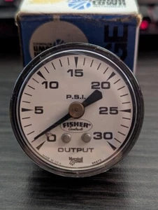Medidor de salida Marshall Town Instruments Fisher Controls 30 PSI - Imagen 1 de 3