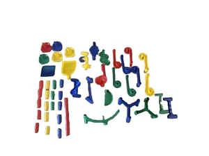 Vintage Discovery Toys Original MarbleWorks Marble Run Set 48 pieces - Picture 1 of 2