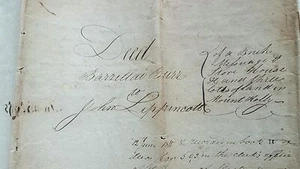 John Lippincott Barzillai Burr Howell Township New Jersey 1810 documento atto - Foto 1 di 12