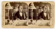 WILLIAM JENNINGS BRYAN IN HIS HOME LIBRARY Stereoview 770_2