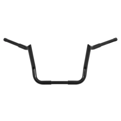 Glossy Black 12" Bars Handlebar For 1986-UP Harley Touring CVO Street Glide - Изображение 1 из 4
