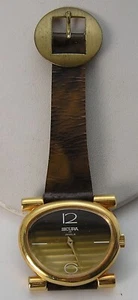 Stunning Original MCM Modernist Retro Sicura (Breitling) 17J Asymmetrical Watch - Picture 1 of 12