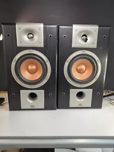 JBL S26 Studio Series Bookshelf Stereo Speakers 8 Ohm (PAIR) Black SOUND GREAT - Picture 1 of 16