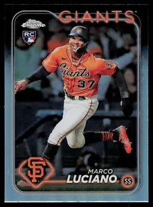 2024 Topps Chrome Refractor #210 Marco Luciano (RC) Giants Rookie - Bild 1 von 2