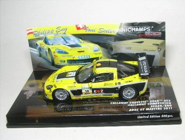 1:43 Corvette ZO6R GT3 Seiler ADAC Masters 2011 MINICHAMPS 437111418 Conf 1 - Immagine 1 di 1