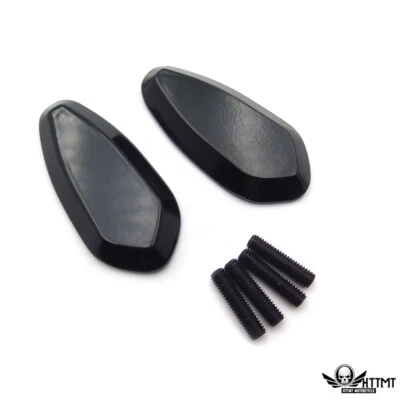 Placas base bloque espejo negro para Yamaha R1 Yzf-R1 Yzfr1 2000-2008 Foto 1 de 4