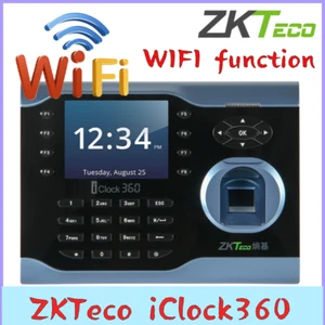 ZKTeco iClock360 TCP/IP Sistema Biométrico de Asistencia de Huellas Dactilares Reloj de Tiempo WIFI - Imagen 1 de 9