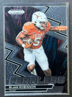 2023 Panini Prizm Draft Picks Bijan Robinson Fearless #F-21 - Image 1 of 2