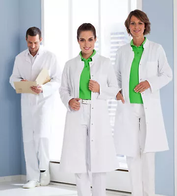 Exner Laborkittel Kittel Mantel Damenkittel Arztkittel 100% Baumwolle Gr. XS-5XL - Bild 1 von 2