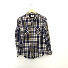 Standard Issue Blue Plaid Button Down Shirt Size Large