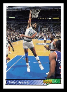 Felton Spencer #190 1992-93 Upper Deck Minnesota Timberwolves - Picture 1 of 2
