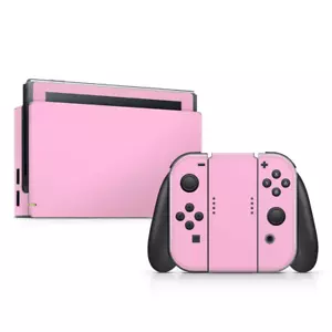 Australian Made Pastel Pink Skin Sticker Wrap to Cover Nintendo Switch - Picture 1 of 2