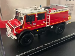 ,ALERTE, MERCEDES UNIMOG U5000 Gimaex SDIS 30 - GARD rojo, 1/43, ALERTE0138 - Imagen 1 de 3