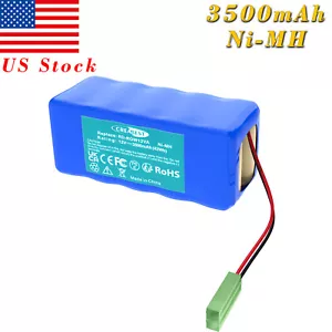 Batteria 12V Ni-Mh per Rowenta RD-ROW12VA(Y) RH846301 RH846901 RH846501 / A 9-0 - Foto 1 di 13