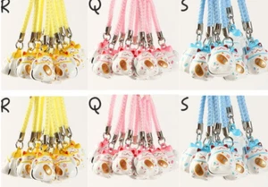 New 60 pcs Cartoon Cat  Jingle Bells Lanyard DIY Making Accessories keychians - Picture 1 of 2