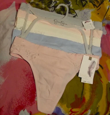 5 BRAGAS TANGA NUEVAS JESSICA SIMPSON JS55192 MF COMODIDAD DIARIA SIN COSTURAS M Foto 1 de 2