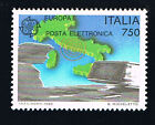 ITALIA FRANCOBOLLO EUROPA CEPT MEZZI D TRASPORTO POSTA ELETRONICA 1988 (BI12.100