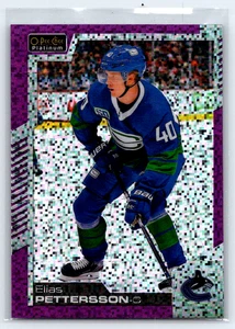 2020-21 O-Pee-Chee Platinum Violet Pixels /399 Elias Pettersson #148 - Bild 1 von 2