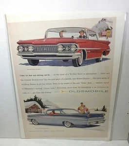 1959 Oldsmobile Super 88 Holiday Sports sedan Coupe cars ad - Picture 1 of 1