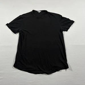James Perse Clear Jersey Crew Short Sleeve T-Shirt Tee USA Mens Sz 1 S HOLES - Picture 1 of 7