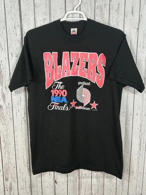 Vintage Portland Blazers T Shirt 90s NBA Finals Logo 7 XL Single Stitched DS NOS - Image 1 of 4