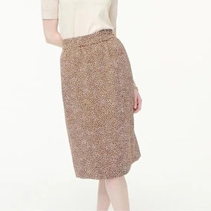 J.Crew Midi Elastic Waist Skirt with pockets NWT 3X - Picture 1 of 5