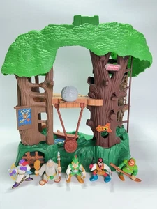 Vintage 1998 Fisher Price Great Adventures Robin Hood's Sherwood Forest + Figuren - Bild 1 von 24