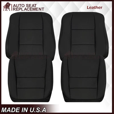2005-2008 Acura TL Driver Or Passenger Replacement Leather Seat Cover In Black - Image 1 of 4