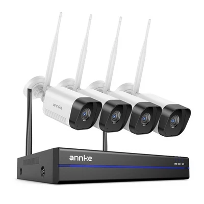 ANNKE 8MP 4K WiFi Security Camera Wireless 2-Way Audio Cloud Storage 16CH NVR  - Image 1 of 4