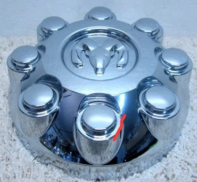 🔥🔥 2003 - 2013 DODGE RAM 2500 3500 OEM RUEDA CROMO TAPACUBOS CENTRAL 52121450AD Foto 1 de 2