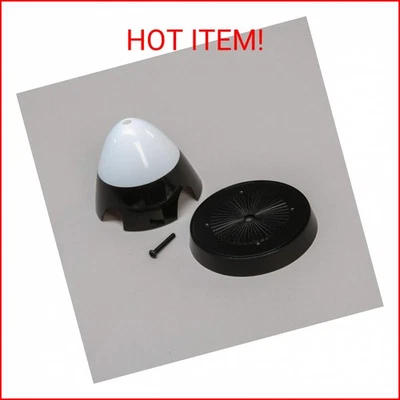 E-flite Spinner 4 Blade 75mm P-51D 1.2m Black/White- EFL8951 Spinners & Hub Nuts - Image 1 of 2