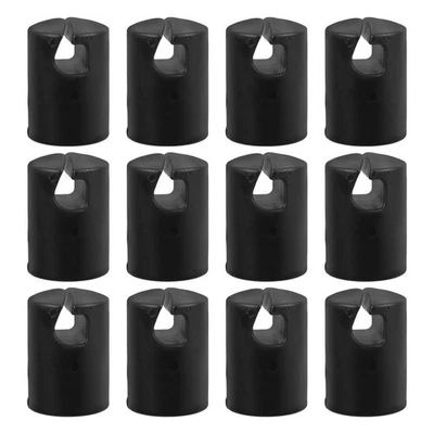  12 Pcs Tappo Nero Per Palo Del Trampolino Protezione Dell'estremità Tubo - Image 1 of 4