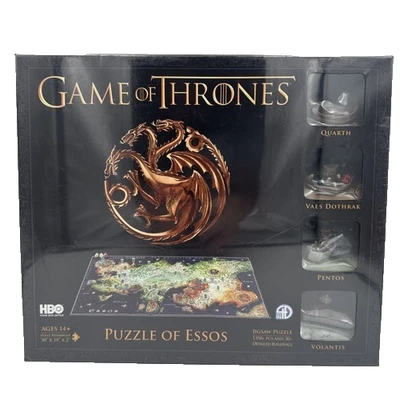 NEW SEALED Game of Thrones 4D Puzzle of Essos 1350 Piece 30+ DETAILED BUILDINGS - Image 1 of 3