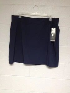Skechers Uptown Go Walk marineblauer Rock Skort 2XL mit doppeltem vorderen Bund neu mit Etikett - Bild 1 von 9