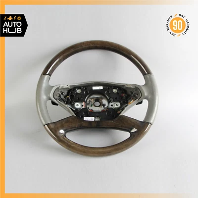 Руль 10-14 Mercedes W221 S550 CL550 S400 с подрулевыми переключателями серый от оригинального производителя - Изображение 1 из 4