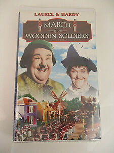 VHS 1997 New in Pkg Laurel & Hardy March Of The Wooden Soldiers Colorized 78 min