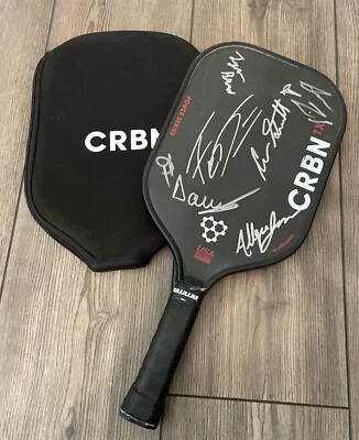 Anna Leigh Waters Autografiado Firmado Pickleball Paddle CRBN Jack Sock Tyson McG Foto 1 de 4