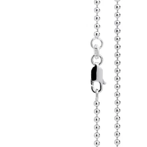 925 Sterling Silver Ball Chain 2mm, Fashionable Unisex Necklace – Multi Lengths - Picture 1 of 7