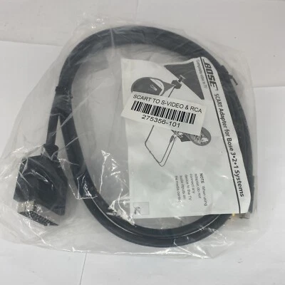 Bose 275356 101 Scart/Peritel Adapter to S Video for 3/2/1 Series II System NEW - Image 1 of 4