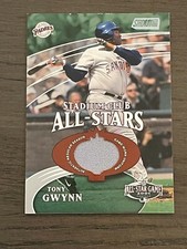 2002 Topps Stadium Club All-Stars Relics Tony Gwynn #SCAS-TG San Diego Padres 