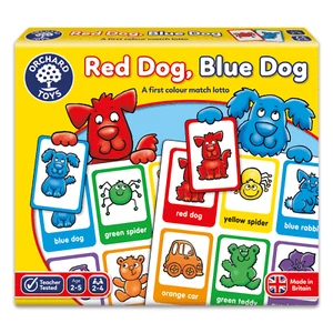 Red Dog, Blue Dog ~ match Colour lotto by Orchard Toys Age 2 ~ 5 - Picture 1 of 5
