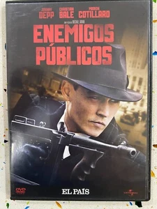 ENEMIGOS PUBLICOS DVD JOHNNY DEPP CHRISTIAN BALE ESPAÑOL INGLES ITALIANO - Imagen 1 de 3